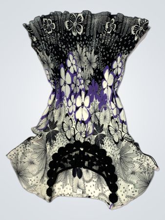 Dressbarn Floral Pleated Top