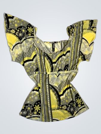 Colours of the World Womens Size M 38/40 Floral Print Top