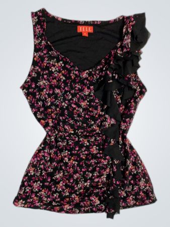 ELLE Floral Print Top