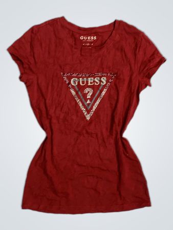 Guess Red Logo T-Shirt