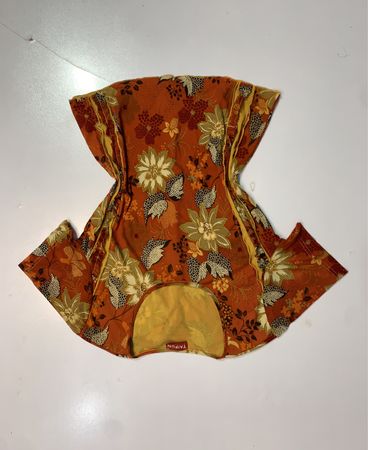 TAIFUN COLLECTION Orange Floral Print Top