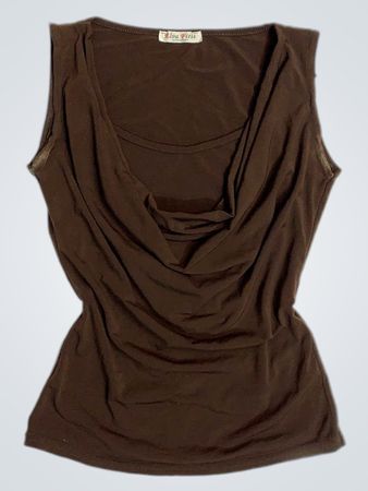 Elva First Kollektion brauner Top