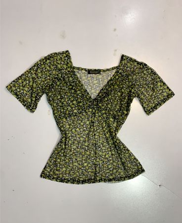 Moonlight Floral Print Top