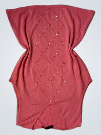 Kimberly Pink Argyle Sweater