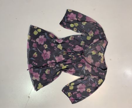 Daisy & Clover Floral Sheer Blouse