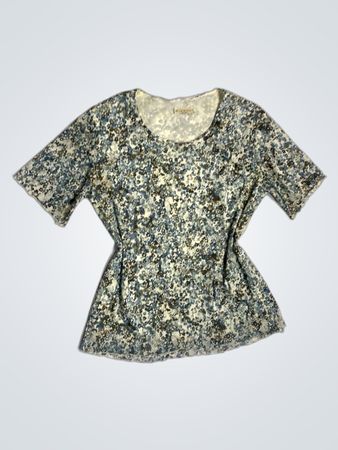 Glamour Kollektion Blumenmuster T-Shirt