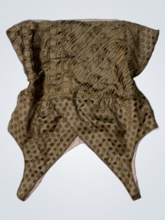 MINUET Braun Polka Dot Top