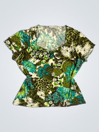 MAURICE ABOT Floral Print Top