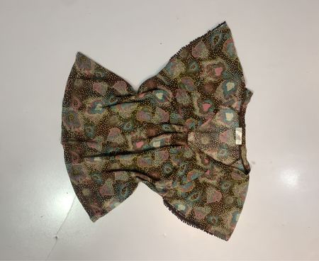 MICHAEL KORS PARIS Braunes Paisley-Druck-Oberteil