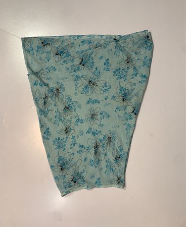 Lane Bryant Hellblau Floral Druck Polyester Kleid