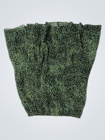 East 5th Damen Schwarzes Grünes Punktmuster Smocked Tube Top Größe 12