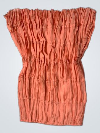 Rüschentop in Orange