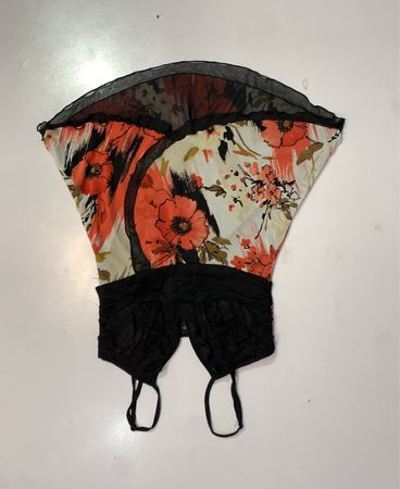 V.I. Couture Floral Print Top
