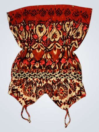 Cato rotes und beiges gemustertes Trägershirt