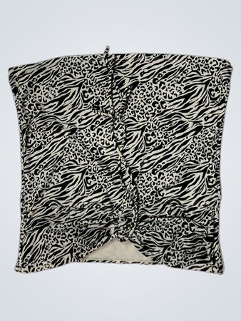 Zebra and Leopard Print Tube Top