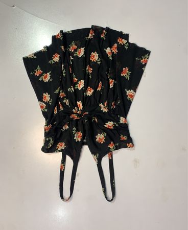 Express Floral Mesh Cami Top