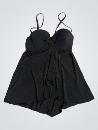 Liebenswertes schwarzes Babydoll Unterwäsche