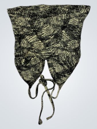 Strick-Crop-Top mit Bindungsdetail