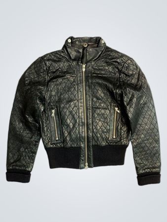 Veste bomber matelassée noire