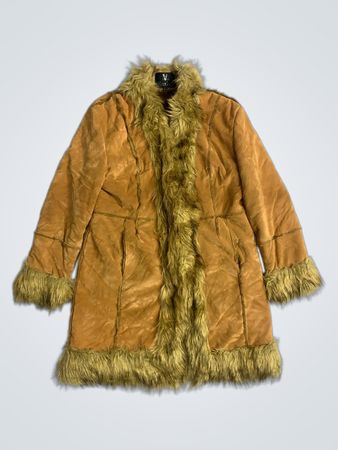 Survive S Jacke mit Kunstfellbesatz