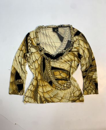 Just Cavalli Schlangenprint-Bluse