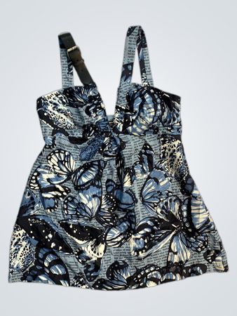 Vestido corto Miss Sixty con estampado de mariposas