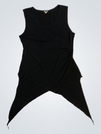 Miss Me Black Asymmetrical Dress