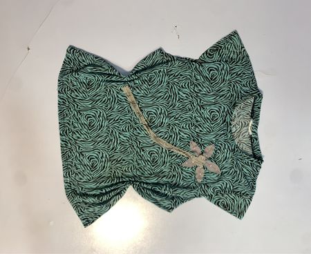 R.missy Zebra-Print-Top mit Blumen-Detail