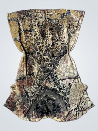 Lost Oaks Camo Giraffe Print T-Shirt