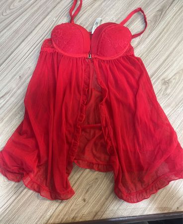 Secret Possessions Rotes Babydoll-Dessous