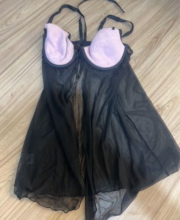 La Senza Lingerie Schwarzes Babydoll