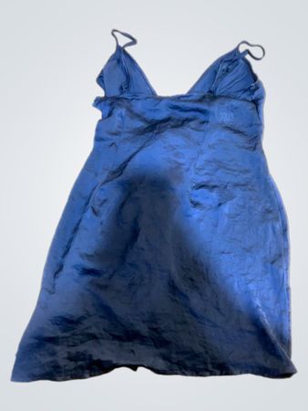Marineblaues Slipkleid