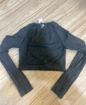 Gymshark Seamless Langärmeliges Crop-Top