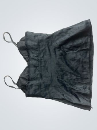 Schwarzes Korsett-Top