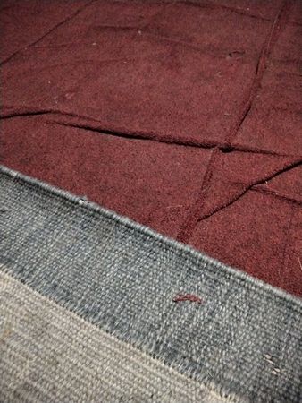 Maroon and Grey Textile