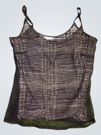 Scarelle Black Mesh Cami Top