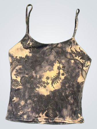 Black Floral Camisole