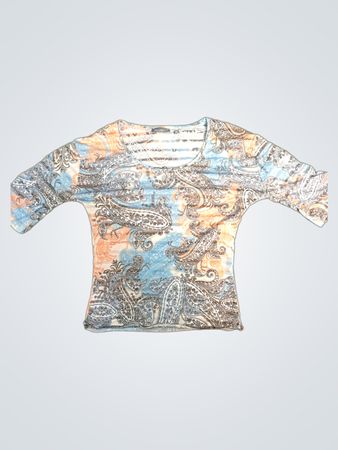 Marinello Paisley Print Top