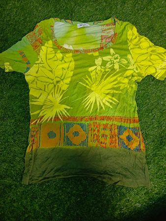 Alessia Green Floral Shirt