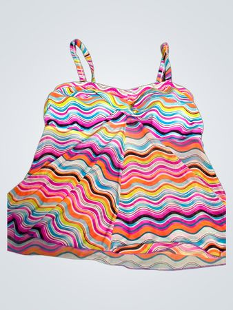 Multicolored Striped Tank Top
