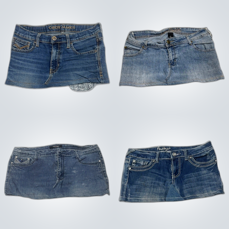 Y2K Denim Skirts Bundle