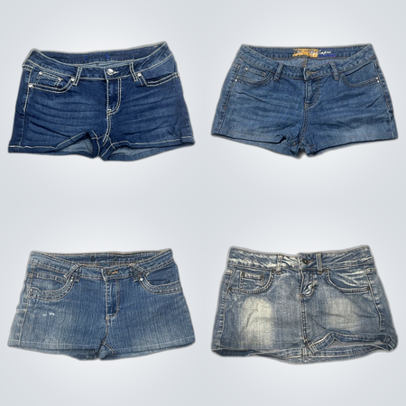 Y2K Denim Shorts Bundle