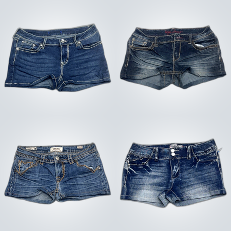 Y2K Jean Shorts Bundle