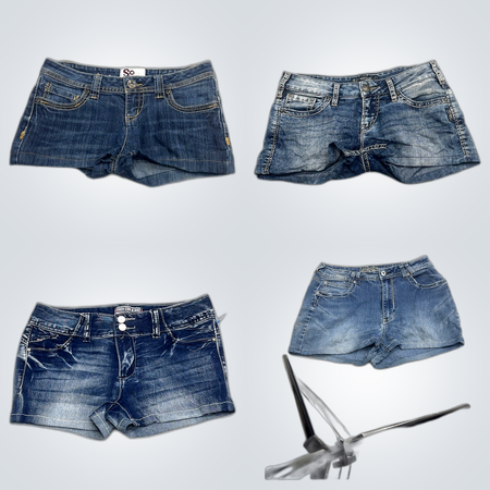 Y2K Jean Shorts Bundle