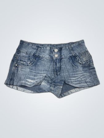 SE Embellished Denim Shorts