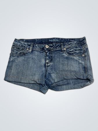 indigo blues denim shorts