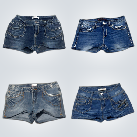 No Boundaries Y2K Denim Shorts