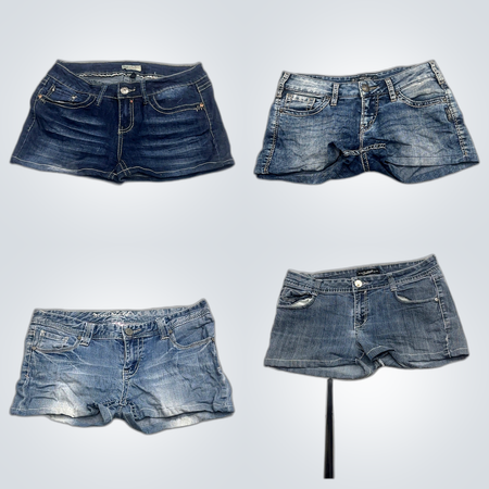 Y2K Denim Shorts Bundle
