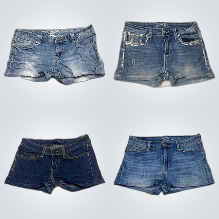 Y2K Denim Shorts Bundle