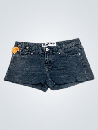 Debjeans Dark Blue Denim Shorts